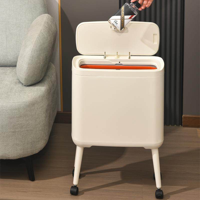 厨房垃圾桶家用夹缝带轮可移动厨余桶按压式带盖卫生清洁桶收纳桶,农机/农具/农膜,播种栽苗器/地膜机,淘宝优惠券,粉丝福利购,淘宝优惠卷