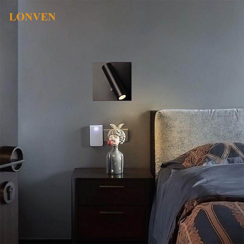 中山厂家直销 北欧LED床头阅读壁灯3W酒店工程嵌入式开关款壁灯,农机/农具/农膜,播种栽苗器/地膜机,淘宝优惠券,粉丝福利购,淘宝优惠卷