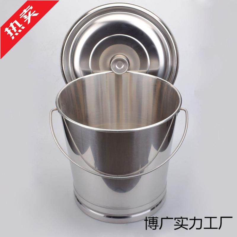 不锈钢水桶家用幼儿园带盖手提式圆水桶厨房餐厅大容量特厚提桶,农机/农具/农膜,播种栽苗器/地膜机,淘宝优惠券,粉丝福利购,淘宝优惠卷