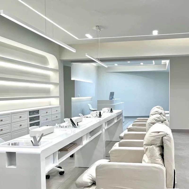 白色单人双人平面操作美甲工作台日式夹灯美甲桌带吸尘器凹槽,农机/农具/农膜,播种栽苗器/地膜机,淘宝优惠券,粉丝福利购,淘宝优惠卷