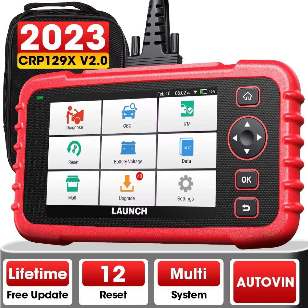 海外多语言版 元征 X431 CRP129X V2.0汽车检测X20