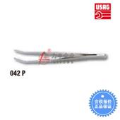 含税 USAG乌沙克 尖形弯镊 042