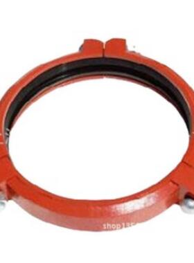 CJ/T156-2001沟槽式卡箍406 DN400沟槽挠性接头406.4沟槽钢卡抱箍