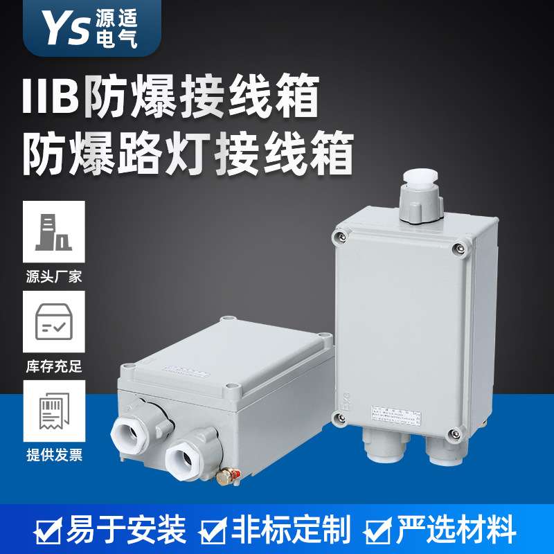 铝合金防爆接线箱户外电力控制箱 IIB防爆接线箱 防爆路灯接线箱