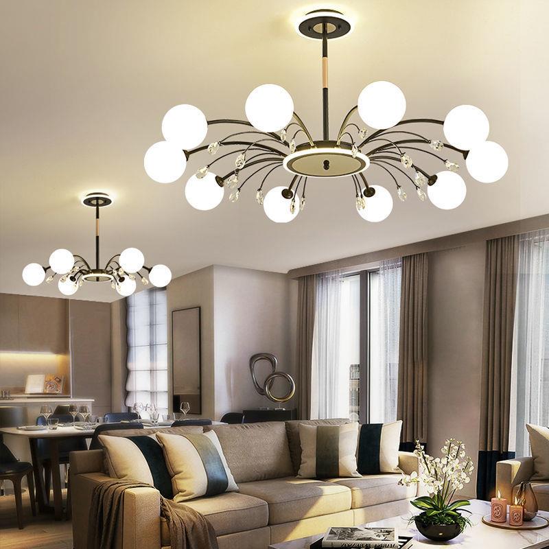 北欧吊灯简约现代大气客厅灯创意个性卧室灯网红魔豆分子灯餐厅灯