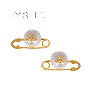 韦雪同款耳环 回形针土星珍珠耳钉别针气质高级感耳饰女复古小众