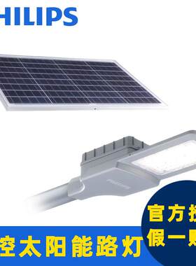 飞利浦LED遥控路灯BRP216道路公园学校广场高亮分体式太阳能路灯