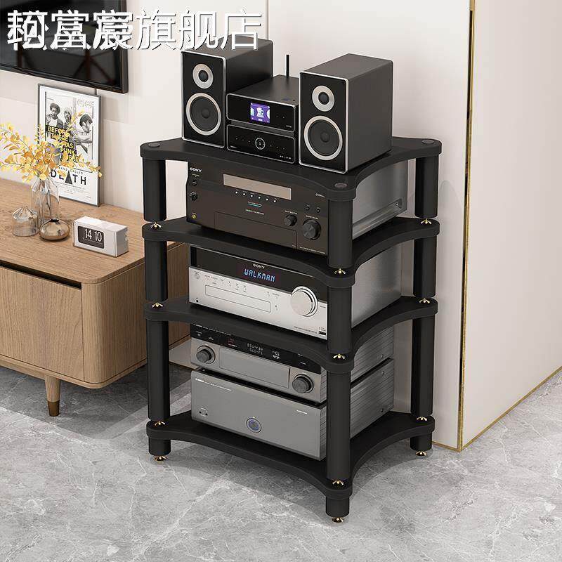 珂富宸功放机 架 机 柜 音响音 箱避震支 架 可移动CD胆机影音器材设备金属脚 架摆件饰品垫垫床笠拉车盖布