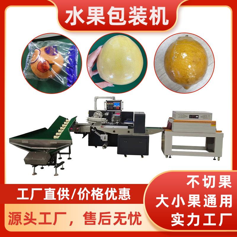 现货枕式水果包装机西柚柠檬番石榴快速装袋打包柑橘橙子包装机