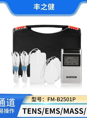 FDA510K可调频TENS低频脉冲理疗仪EMS双通道背部按摩器便携式