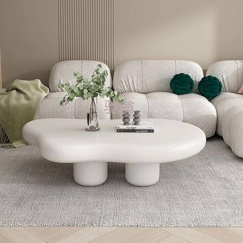 z%云朵茶几宅寂风北欧家用客厅小户型异形桌奶油简约现代网红茶桌