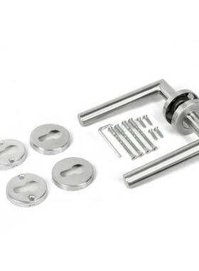 7字圆把手 304不锈钢分体锁把手 Stainless steel lock handle