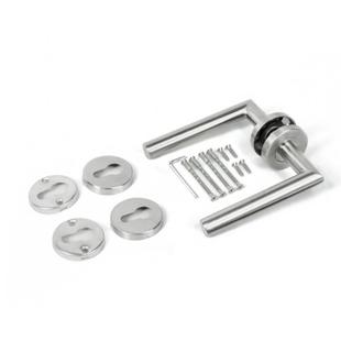 lock 7字圆把手 steel Stainless handle 304不锈钢分体锁把手