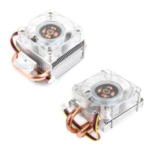 Tower小冰塔 ICE 树莓派5 CPU散热RGB风扇U型铜管鳍片塔式