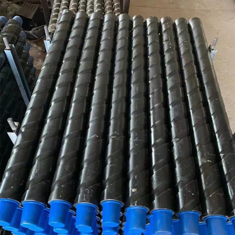 煤田Φ89*1500mm刻槽钻杆 矿山水井勘探钻机钻具 本体式螺旋圆钎