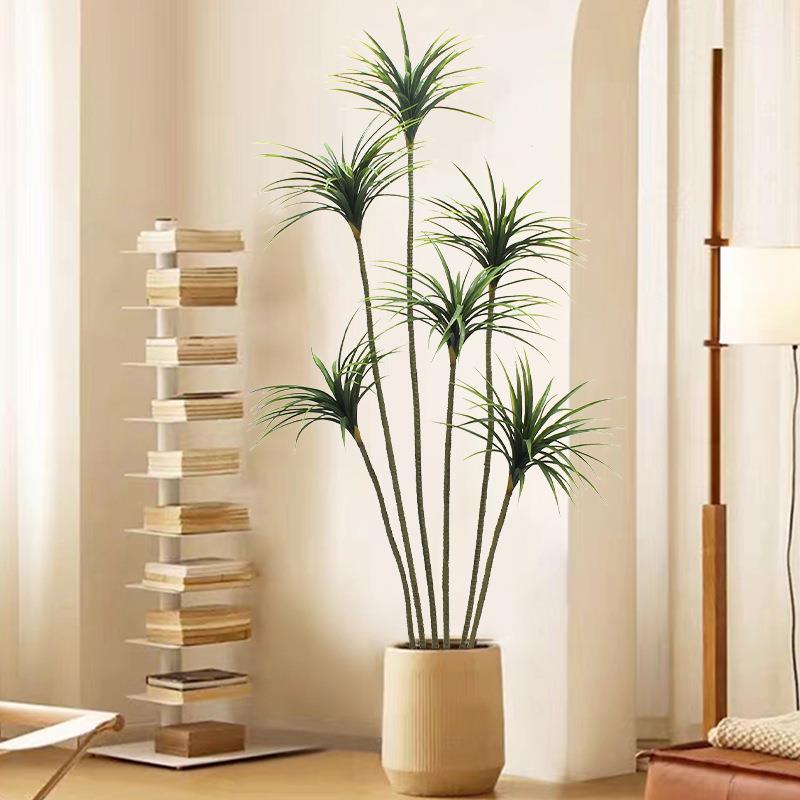 仿真绿植龙血树家居装饰造景植物假绿植盆栽剑麻千年木龙血树