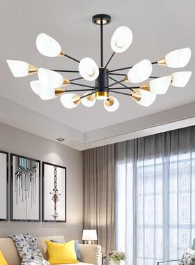 北欧风格客厅吊灯简约现代大气家用餐厅灯创意个性后现代卧室灯具