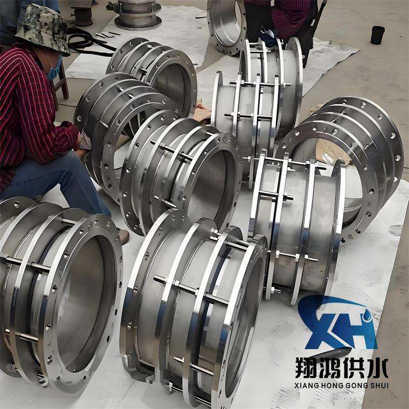 304/316L不锈钢双法兰限位伸缩节VSSJA-2B2F型松套伸缩器接头管道