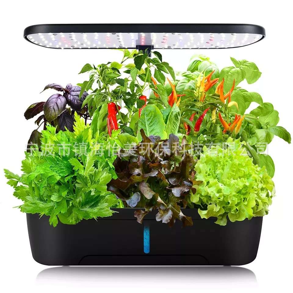 智能led种植机室内蔬菜花盆无土栽培设备家庭水培系统水耕神器