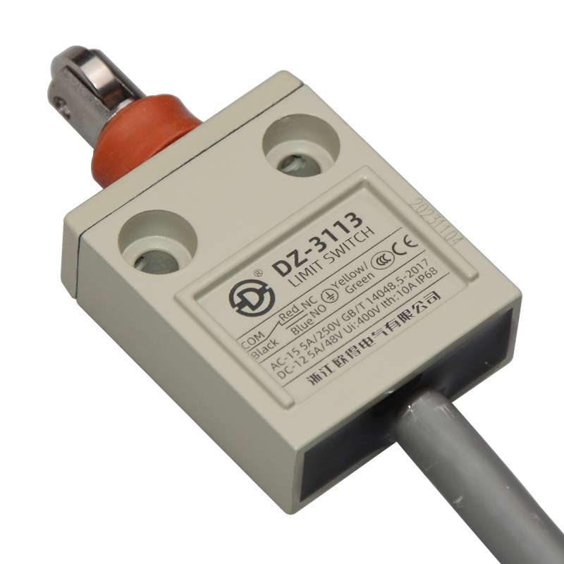 DZ-3113防水行程开关不锈钢横向滚轮柱塞式IP68高度密封欧得限位