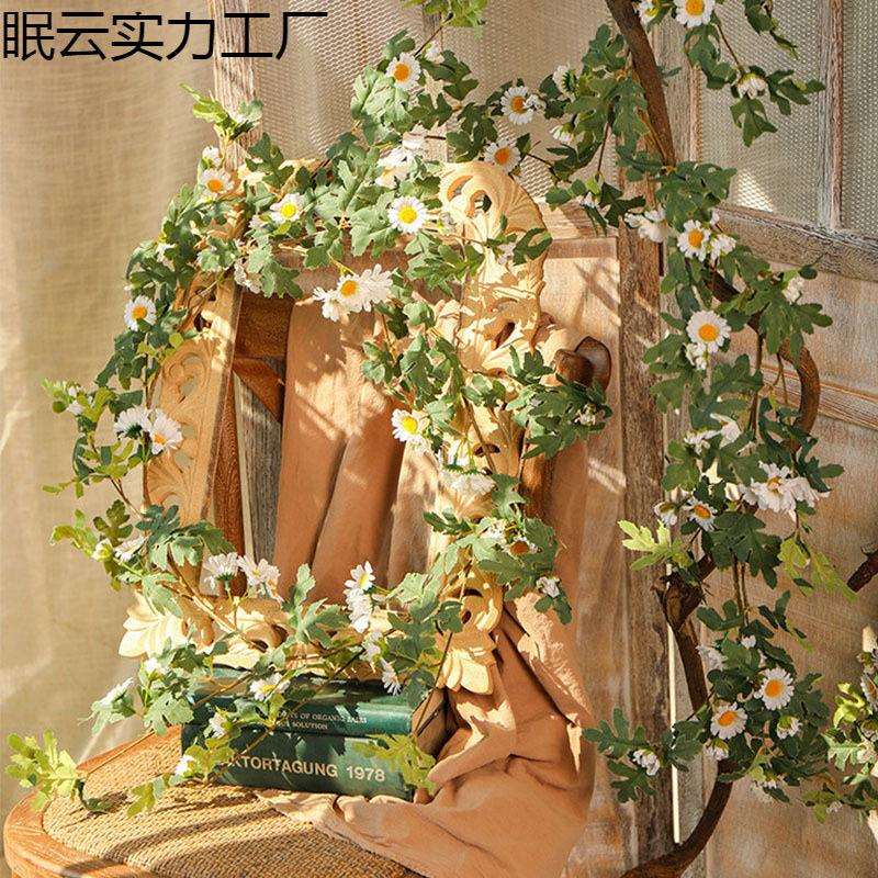 幼儿园森系假花挂件花植物墙壁绿植田园风装饰花艺室内