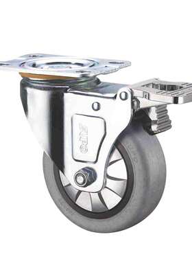 防静电 导电 向荣 3寸 带双刹车 TPR 万向 脚轮Z03S-01A-75-432