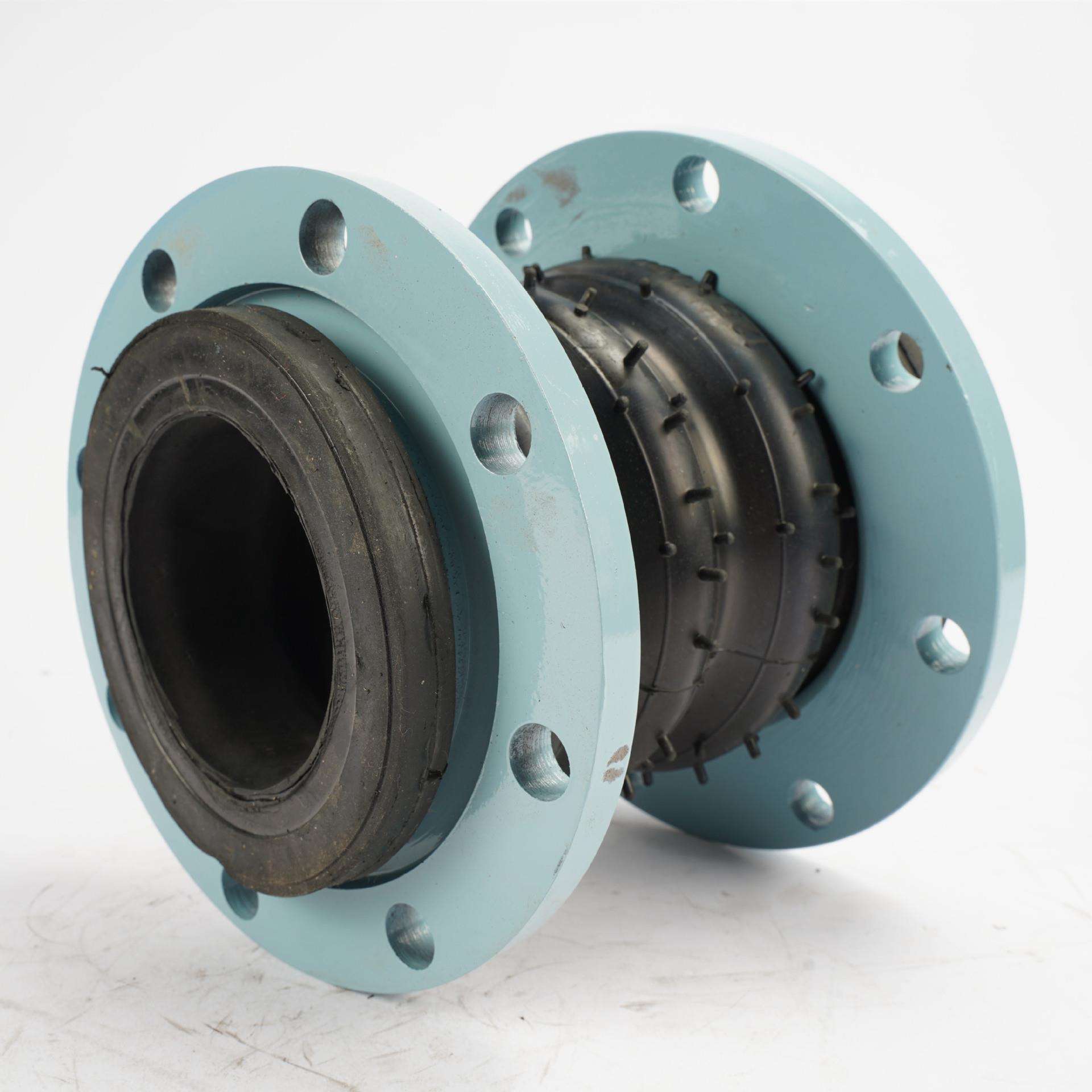 【同心异径橡胶软接头】偏心异径防脱拉法兰橡胶软连接厂家可