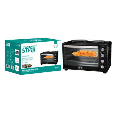 winningstar 跨境英规欧规40L小型家用烘焙烤鸡多功能可视烤箱