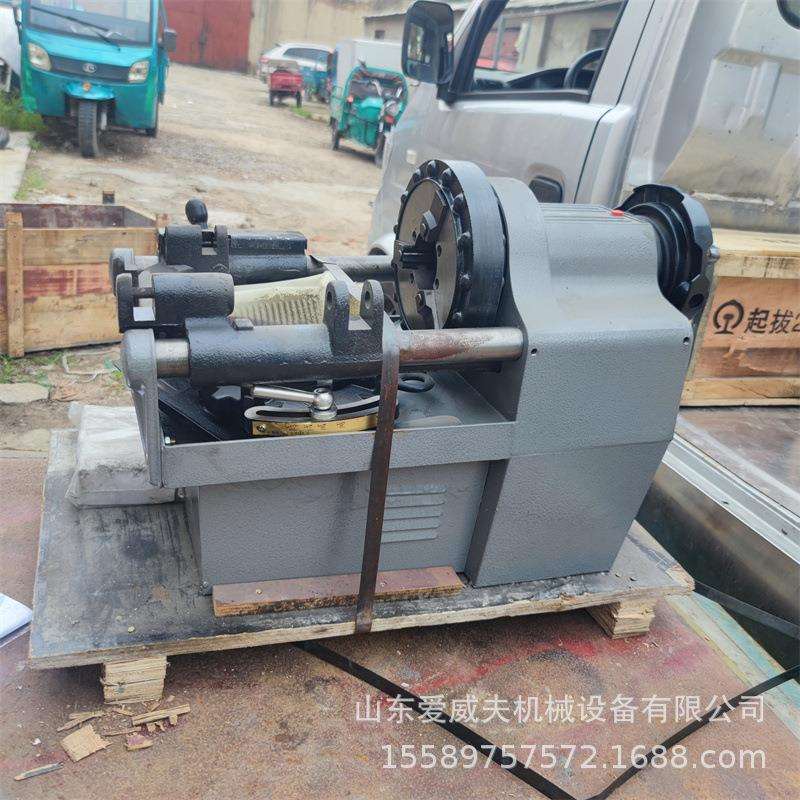 低速圆钢套丝机 台式钢筋绞丝机 220V轻型电动螺纹车丝套扣机