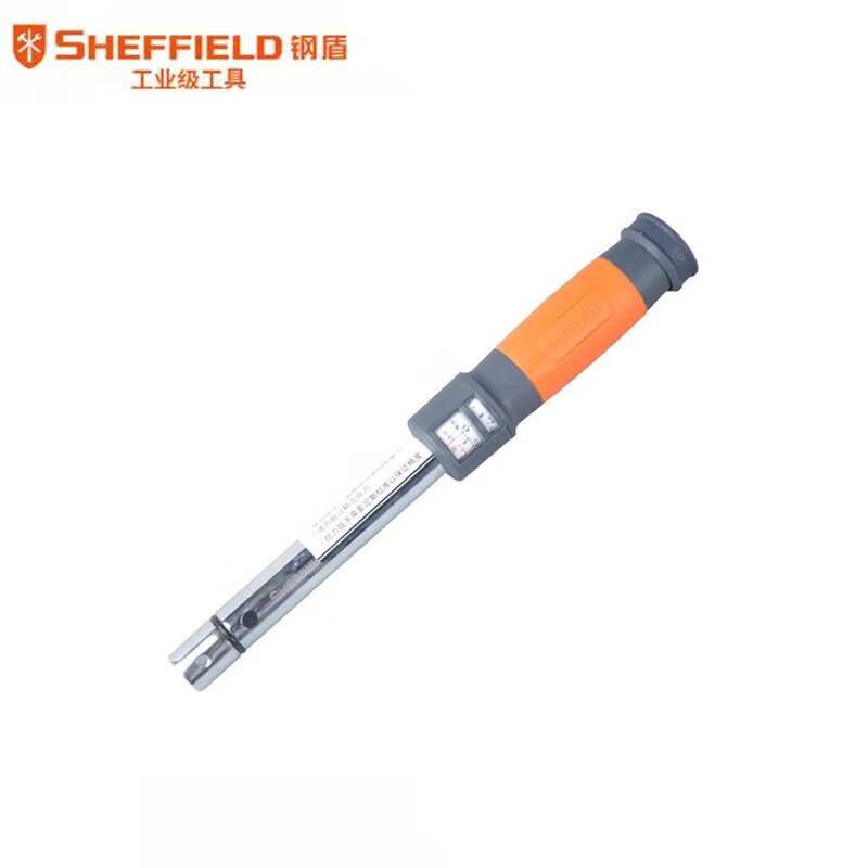 钢盾S016301 9X12mm专业级可调式换头扭力扳手2.5-12N.m高精度