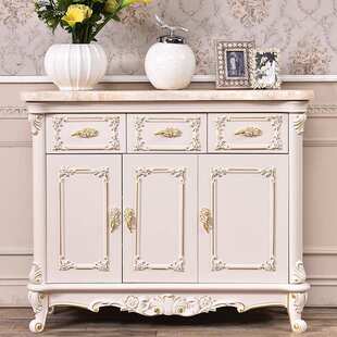 欧式鞋柜大理石简约现代门厅柜实木玄关柜门口鞋柜阳台储物柜AC27