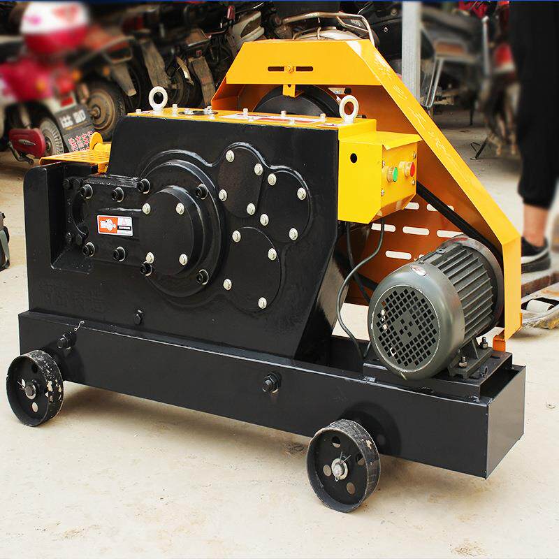 gq50钢筋切断机 加重型电动60自动切断机 扁铁方钢螺纹圆钢剪断机