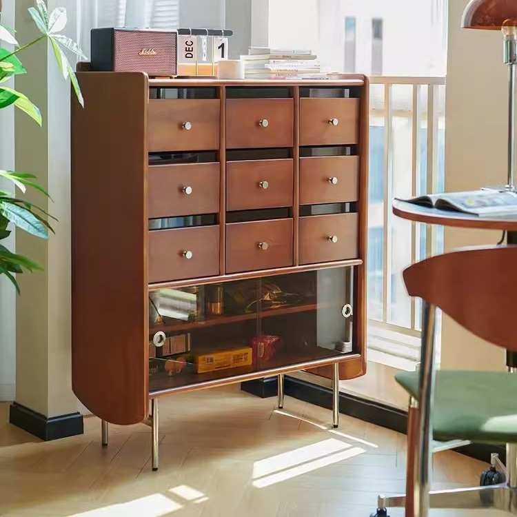 严选北欧实木九斗柜 客厅不锈钢电视边柜收纳柜卧室中古靠墙床尾,模玩/动漫/周边/娃圈三坑/桌游,模型制作工具/辅料耗材,淘宝优惠券,粉丝福利购,淘宝优惠卷