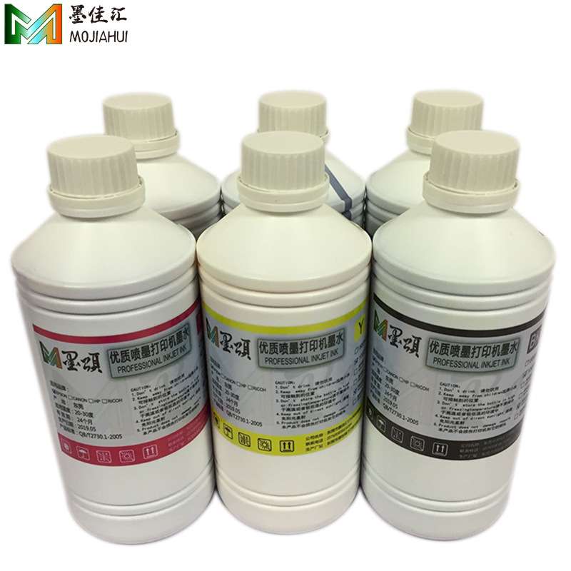 DX5纺织直喷墨水 数码印花纺织白墨 DX7打印机纺织墨水 无需加热