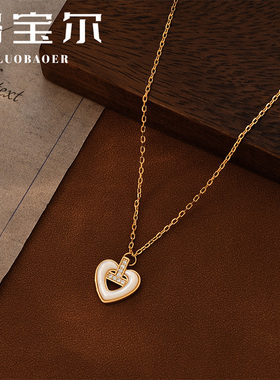 洛宝尔合成立方氧化锆女项链