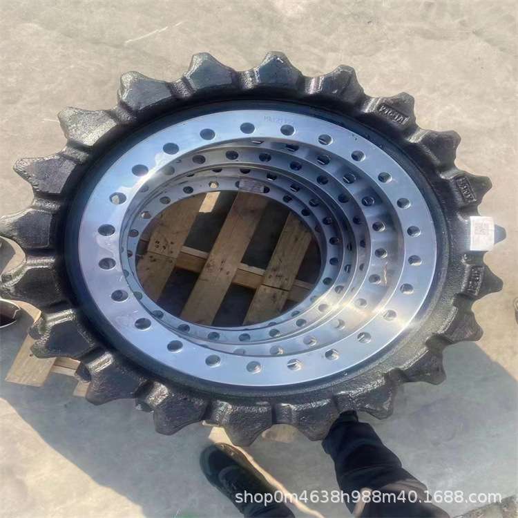 ZX130挖掘机驱动齿 驱动马达 引导轮涨紧总成 四轮一带