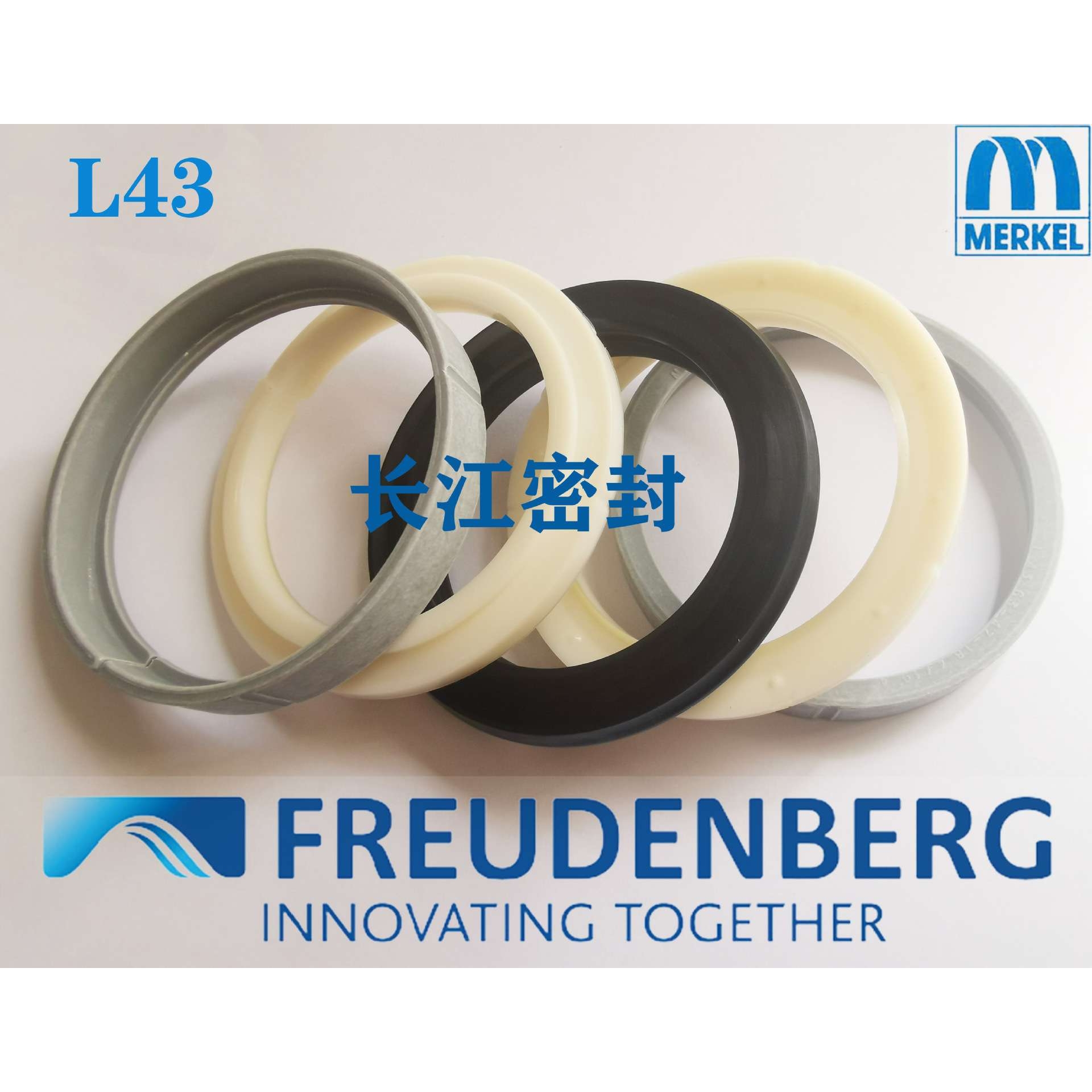 德国MERKEL L43 140-115-25.4 FREUDENBERG 五组合油封