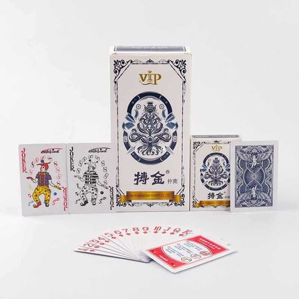 搏金扑克牌老牌子正牌加厚加硬棋牌大字体高档娱乐正宗扑克牌便宜