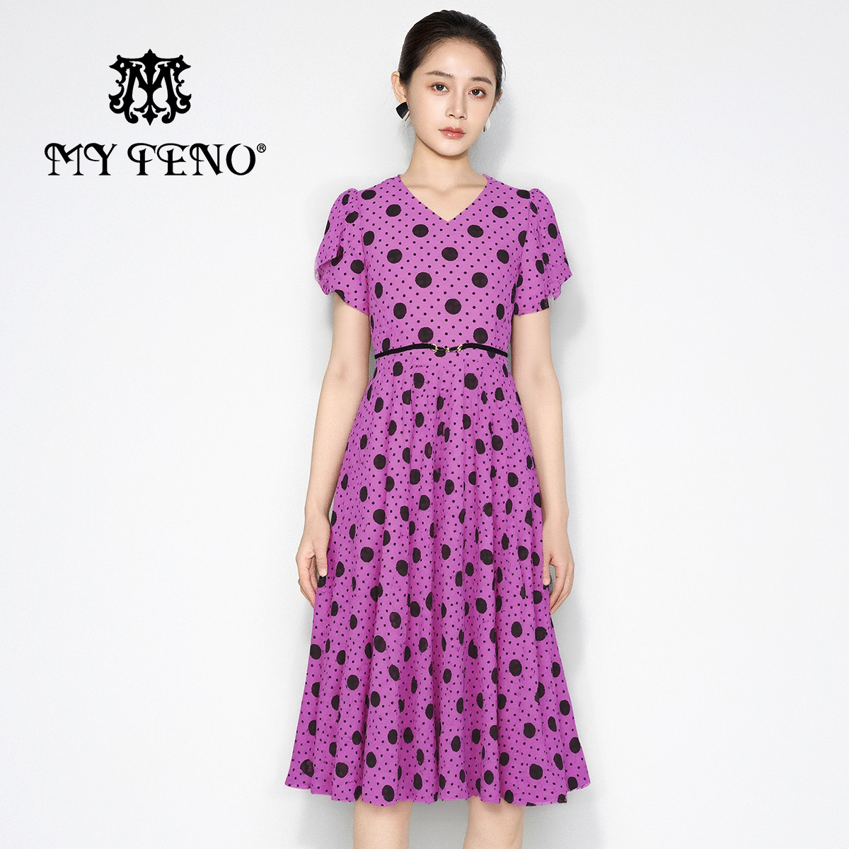 马天奴2025春夏新款粉色波