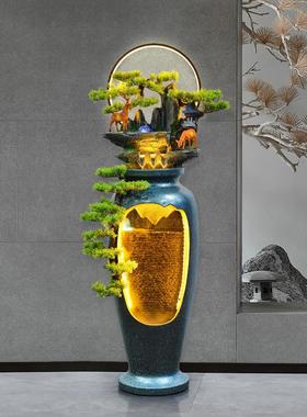 风水球客厅假山喷泉公司开业礼品招财流水摆件循环生财风水轮落地