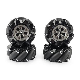 全向轮塑料麦轮 wheel ros车轮一套四只 mecanum 80mm麦克纳姆轮