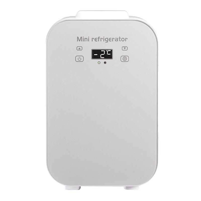 单核数显8L车家两用冷藏箱小型宿舍家用车载美妆迷你冷暖小冰箱