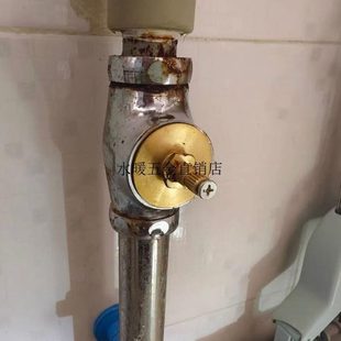 冲水阀大轮手动配件陶瓷阀手快蹲便器把开开关手柄铜.冲洗便阀芯