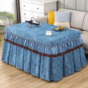 茶火烤烤套机薄款 家用罩电炉罩罩取暖长方形火盖布 桌布桌子罩新款