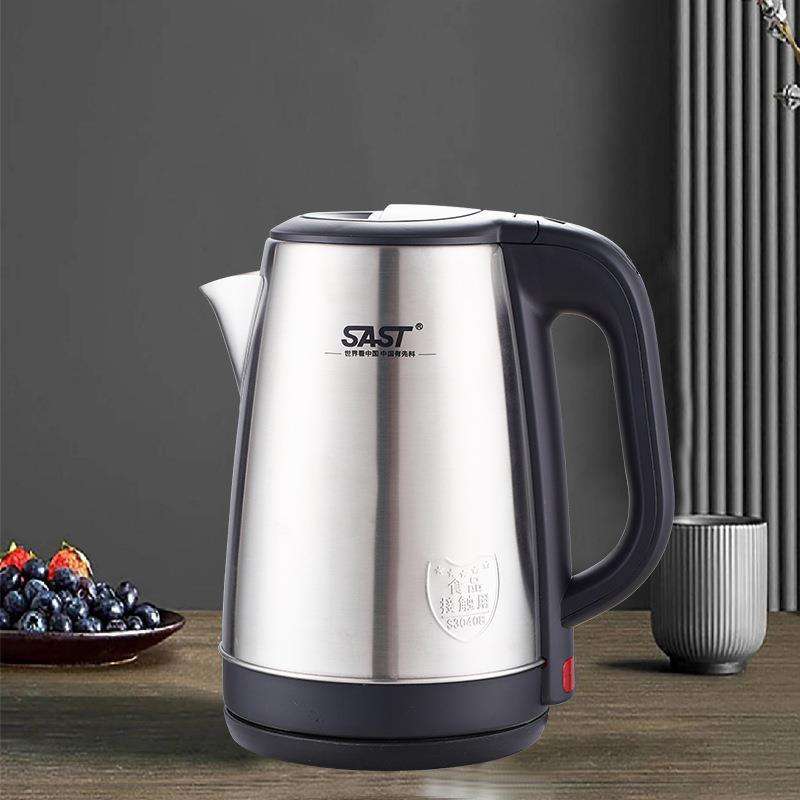 SAST家用电热水壶全自动不锈钢烧水壶大容量自动断电快速电热壶厂