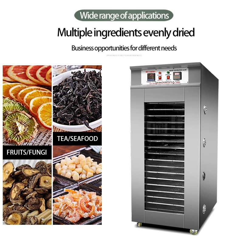 30 Trays Layers Fruit Drying Machine Industrial Fruits Veget