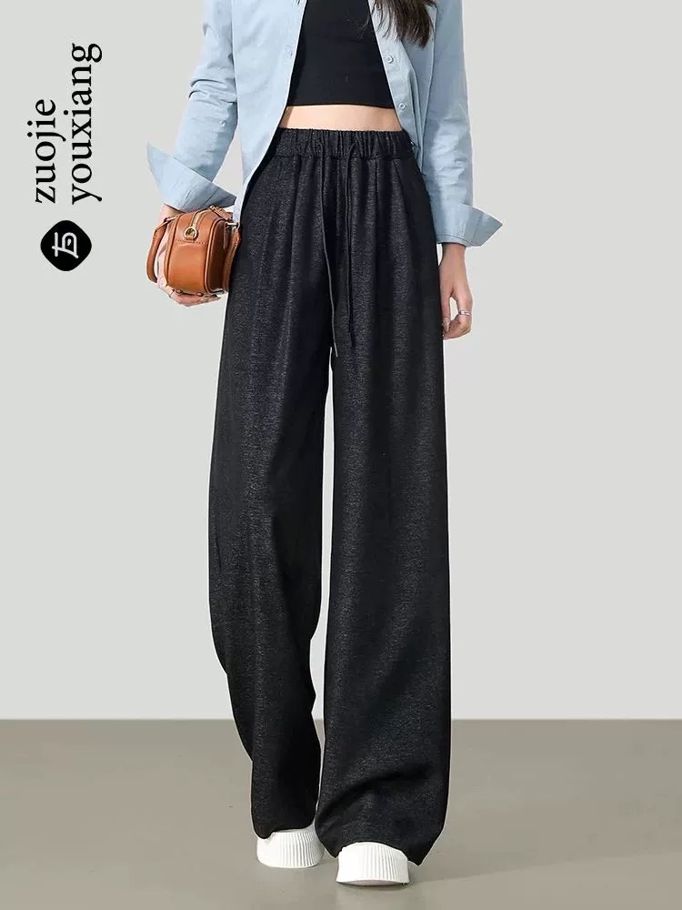 【牛仔系列】韩系时尚牛仔背小众显瘦半身裙高腰牛仔裤阔腿裤xwg