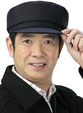 极速老人老年人i帽子男老头帽爷爷春秋夏季中山帽男士平顶老式解