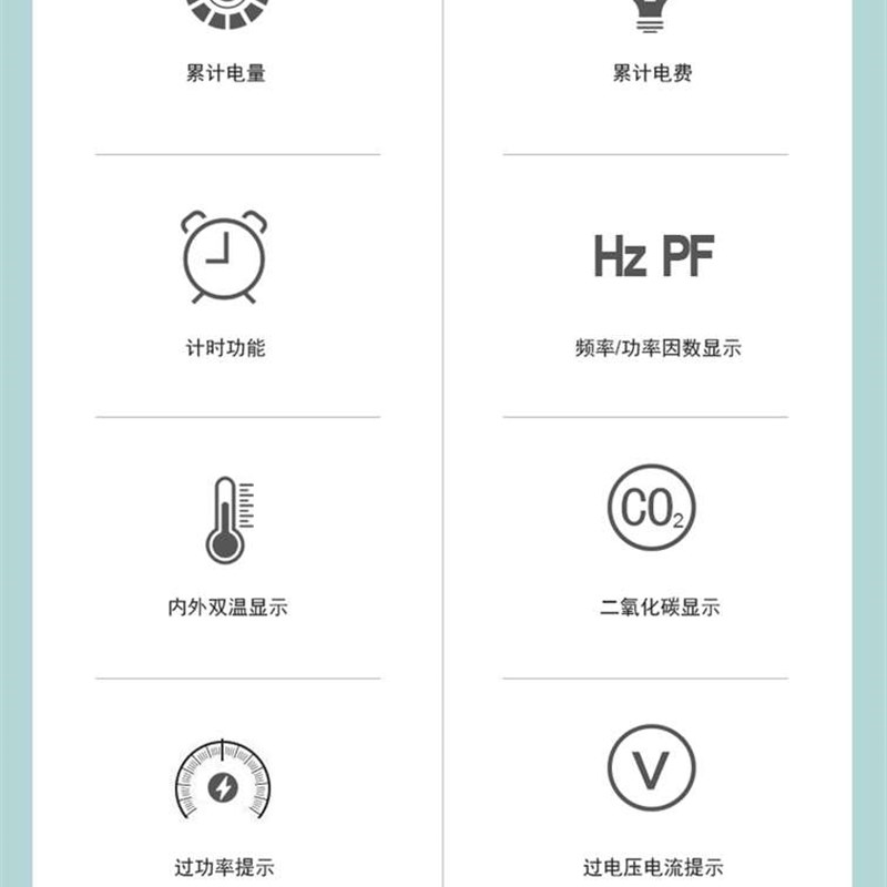 极速新品交流数显电压表电流x表功率计电力监测仪电度表电费表功