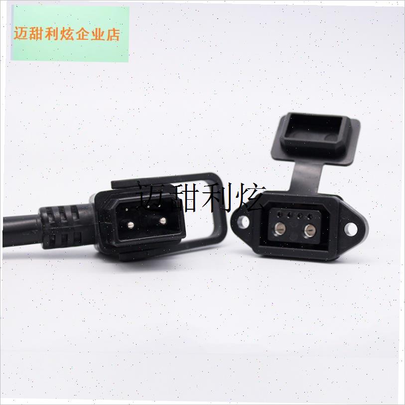 铁塔新国标大功h率电动车锂电池2+4充电口插头大电流充放电电源,